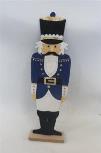 Blue wooden soldier cm18x8h62