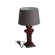 Lamp wood resin hat gray hydrant cmø30h55