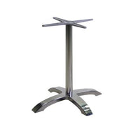 Table base in gray aluminum