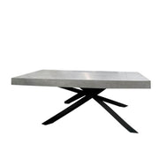 Iron Gondar extendable table 160x90 beton