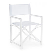 White taylor director chair Bizzotto garden home folding