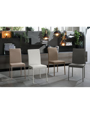 2x Leatherette chair - Flag