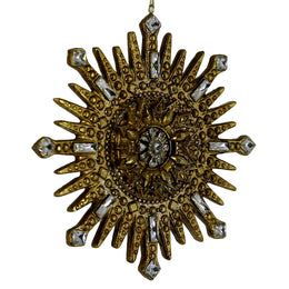 Gold resin decoration cm16,7x2,1x17,1