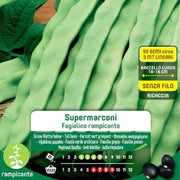 Supermarconi Climbing Bean Seeds In Maxi Envelope