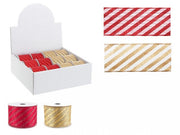 12x Natural Stripe 4M Assorted 2 Display Pack