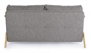Hayden 2 seater sofa bed gray