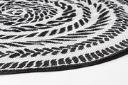 Carpet Kashan White-Black D150