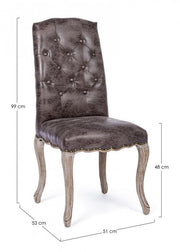 Classic wooden chair Diva cm 51 x 53 x 99