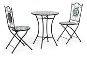 Promo set Positano table with iron chairs