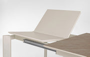 Briva extendable table in dove gray