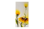 Decorative panel with yellow wood finish 60x120x4 cm