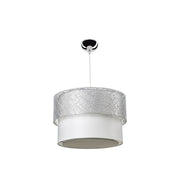 Polo MDL2355 pendant lamp in gray fabric