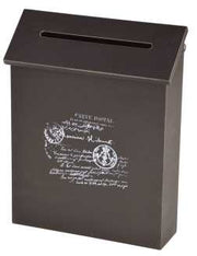 Black wall letter holder jt-2918 cm.23 x 7,5 h 29