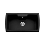 Samet Sink 88x50 Granite Vasconenr 1 black bowl