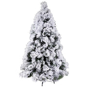 Snowy green monte bianco tree cmø100h150 with 489 metal base branches
