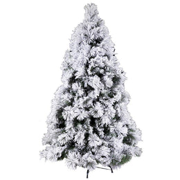 Snowy green monte bianco tree cmø100h150 with 489 metal base branches