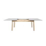 Modern extendable gray oak table 90 x 160-240 cm