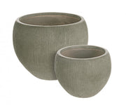 Set2 Sage Sphere Brush Vase