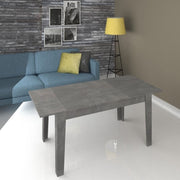 Extendable wooden table Cement 140-180x80 cm TOLMEN