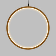 Circle Ø37cm led Light Wood