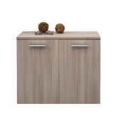 Multi-purpose cabinet in melamine wood for interior elm cm 90xh80x45