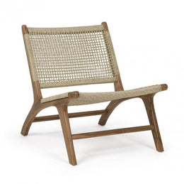 Adelita synthetic fiber garden armchair