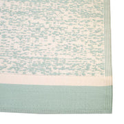 Green herringbone polyester carpet cm60x180x0.6