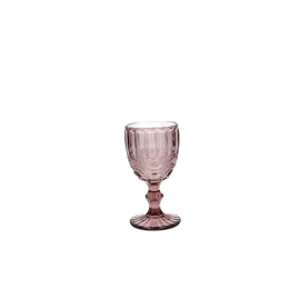 Set 6 pcs Glass Goblet 260 Cc Violet Glass Madame