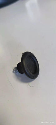 Table base in gray aluminum