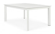 Extendable garden table Konnor white