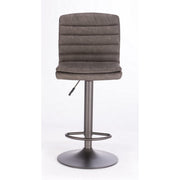 Connor dark gray bar stool in vintage eco-leather