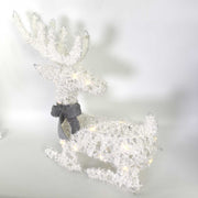 Plastic reindeer with white led cm56x17h49