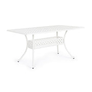 Ivrea outdoor table rectangular white 90 x 160 cm