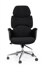 Armstrong upholstered black-white office armchair