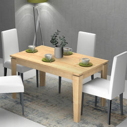 Extendable table Oak MEGARON 120 - 160X80 cm