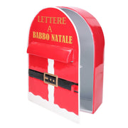 Red santa claus metal mailbox nbd-9060 cm22,5x12h30