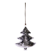 Silver metal tree cm12x25x12