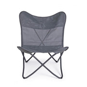 Armchair butterfly camping gabicce gray 77,5x81x89h cm