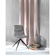 Chair in dark gray velvet effect microfiber fabric 43x38xh. 86.5 cm
