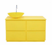 Yellow Daisy Bathroom Cabinet
