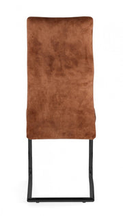 4x Thelma Rust Velvet Chair