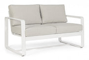 Two seater outdoor sofa White MERRIGAN 134x78x h84 cm