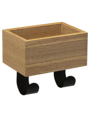 Multifunctional shelf with 2 practical coat hooks
