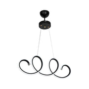 Afra LED black spiral pendant lamp MDL4441