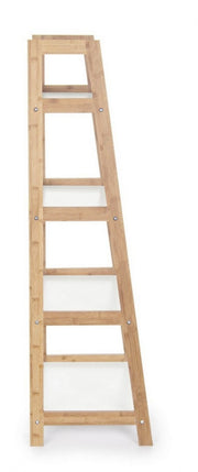 Bamboo bookcase with four shelves BROOKLYN 62x38x h130 cm