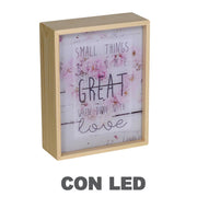 Written led lamp cm20x8h26