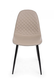 Dining chair in imitation leather Tortora AMANDA 45x54x h87 cm