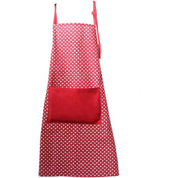 Bib Apron 80x85 Cm Red Cotton