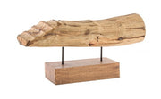 Natural wood ornament Naele cm 61 x 16 x 29.5h