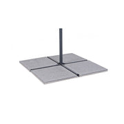 Set 4 tiles 50x50 gray cement mix 20kg